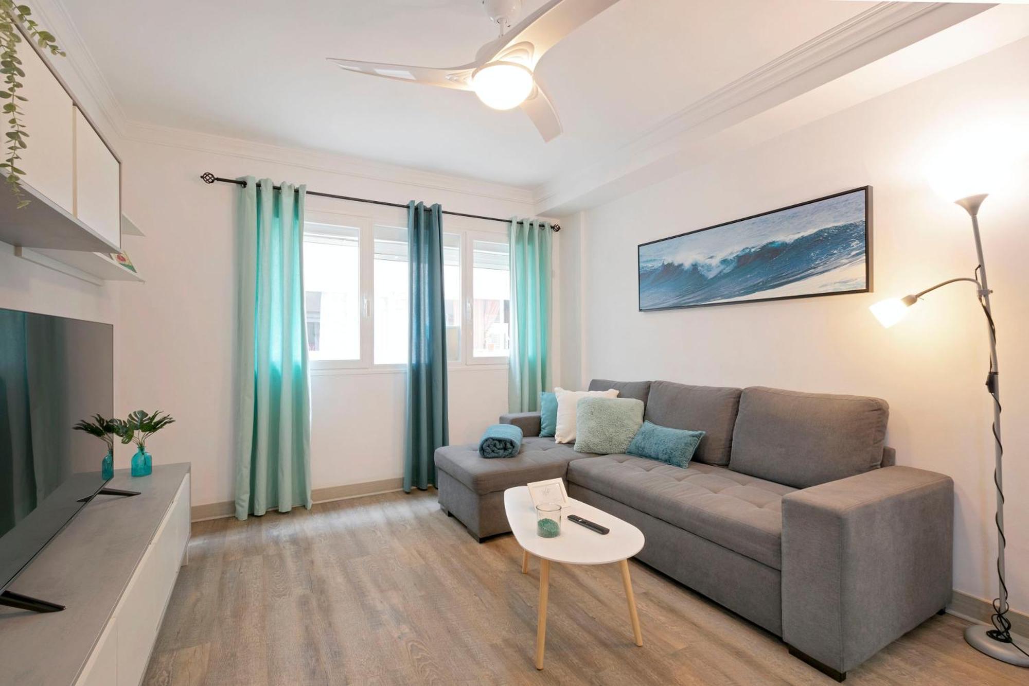 Blue Waves - Free Parking Apartment เอลเมดาโน ภายนอก รูปภาพ